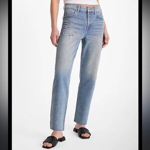 Express High Rise straight ankle